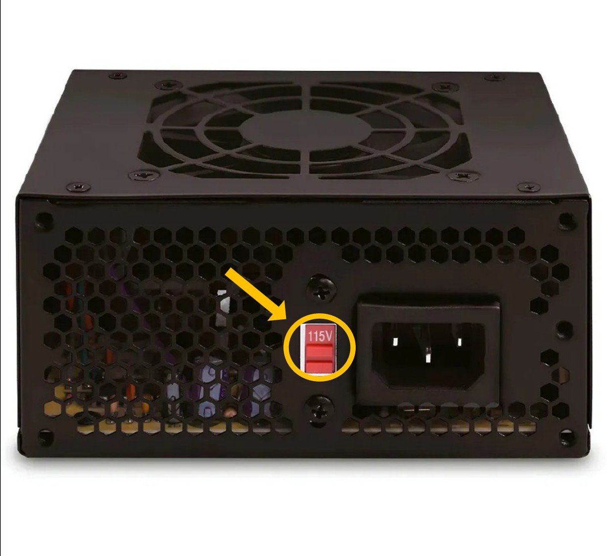 Verificar voltagem da fonte