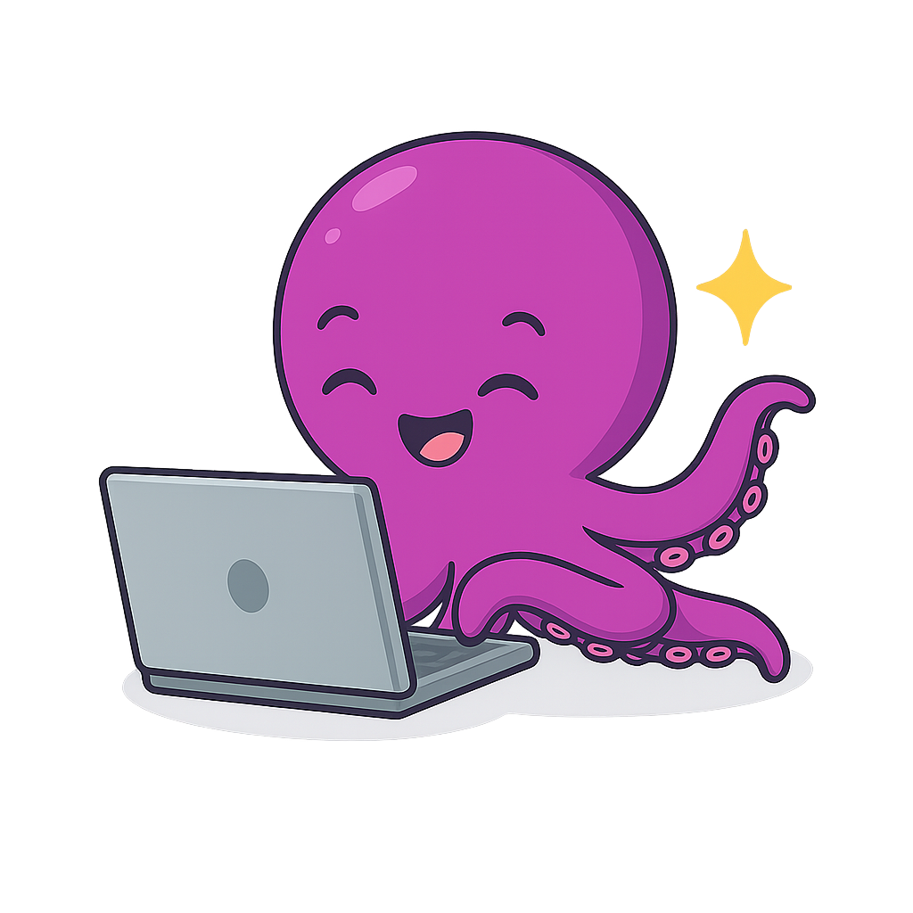 Polvo mexendo no computador